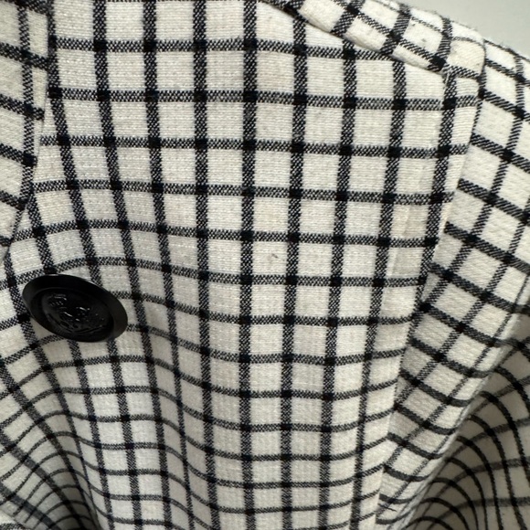 Cabi Women's Black and White Checkered Jacket Medium - Picture 5 of 13
